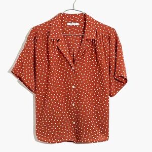 Madewell Polka Dot Blouse